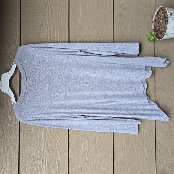 Zac & Rachel Soft Knit Sweater Grey 2X - Picture 6 of 6
